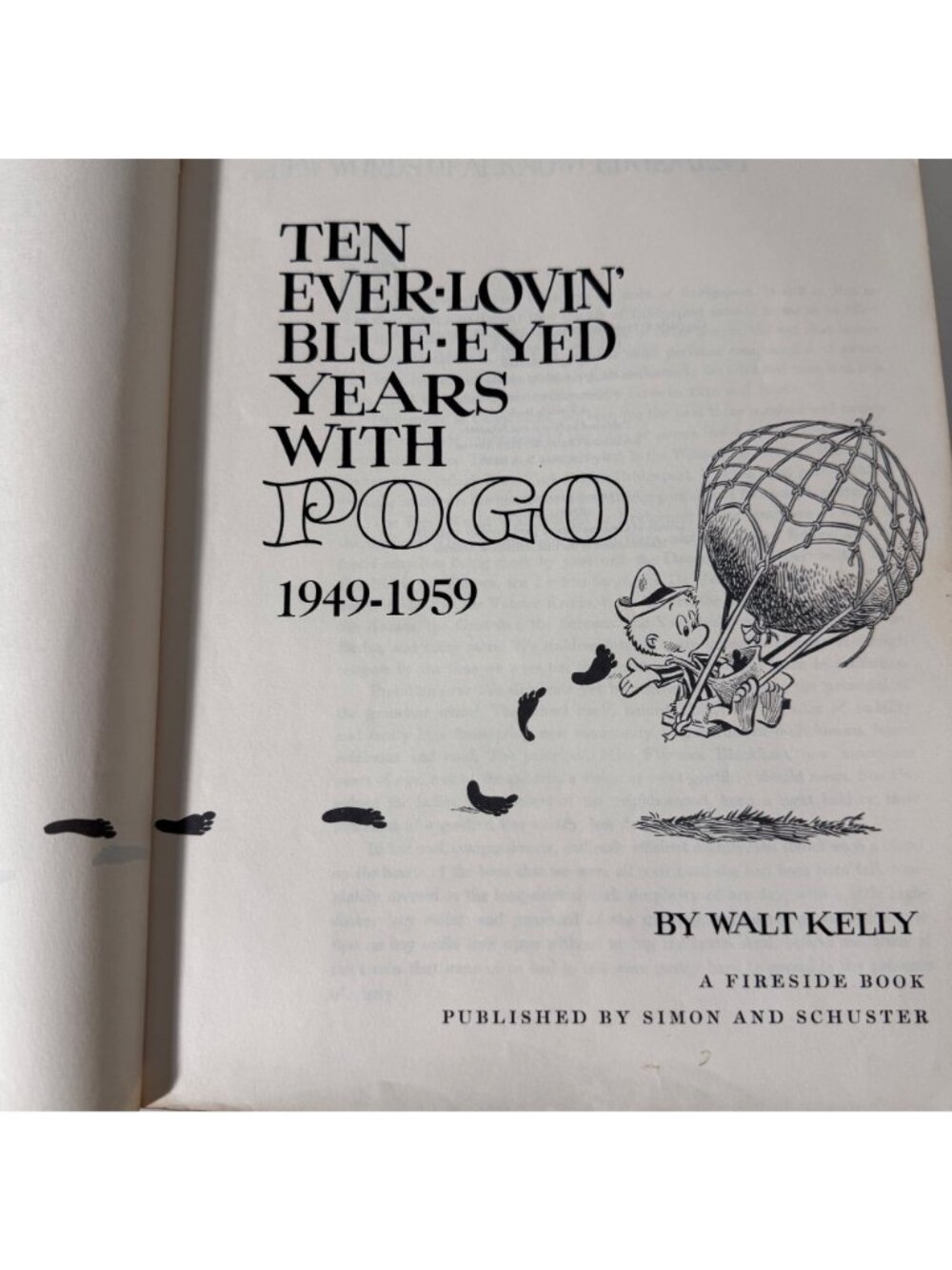 Ten Ever-Lovin Blue-Eyed Years With Pogo-1959 By Walt Kelly Paperback Cartoons - Picture 2 of 16